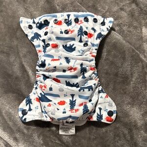 Thirsties AIO NEWBORN Natural Cloth Diaper- (4 of 4)